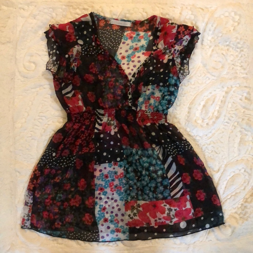 💜 Charlotte Russe Girls Sheer Blouse